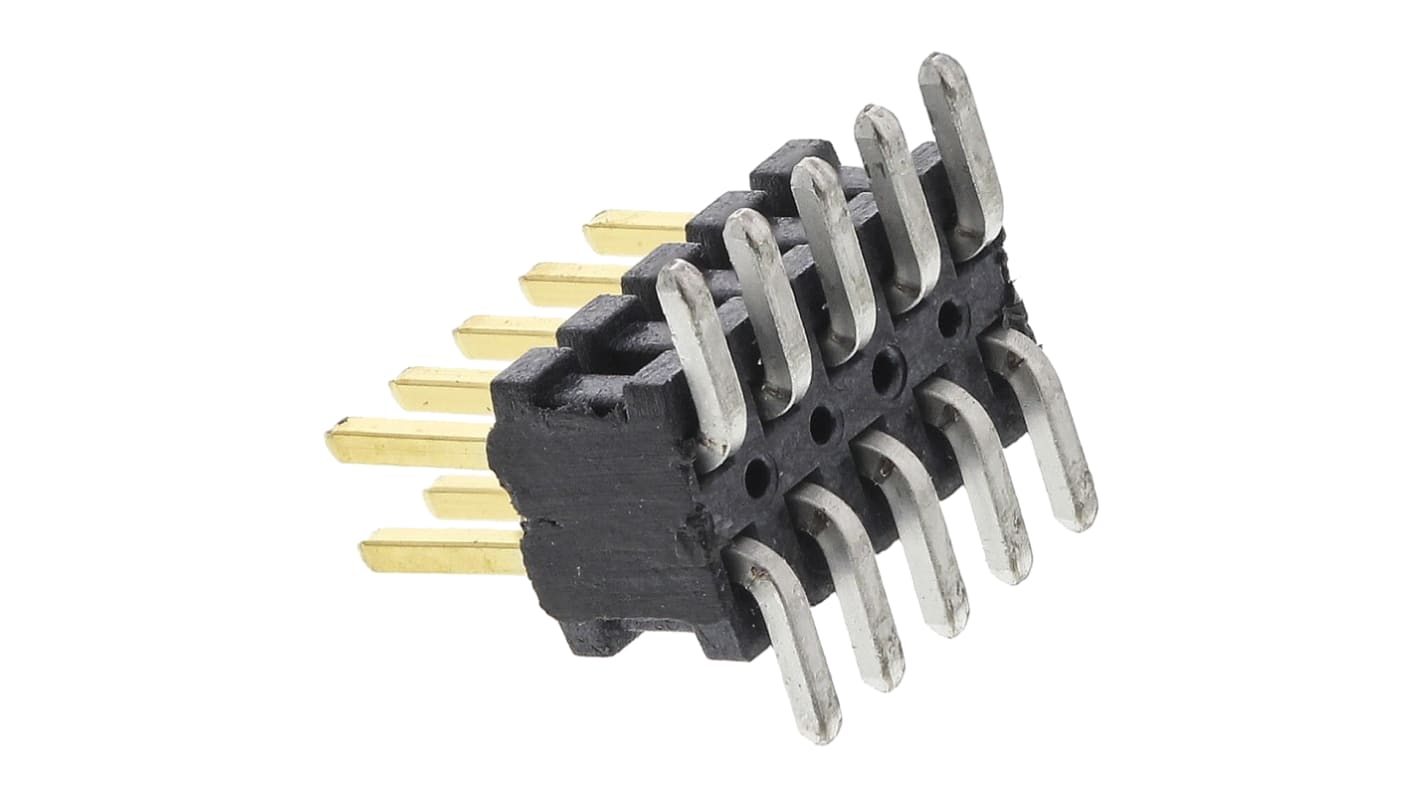 Złącze szpilkowe 10-pinowe raster: 1.27mm 2-rzędowe Samtec Montaż powierzchniowy 1.75A