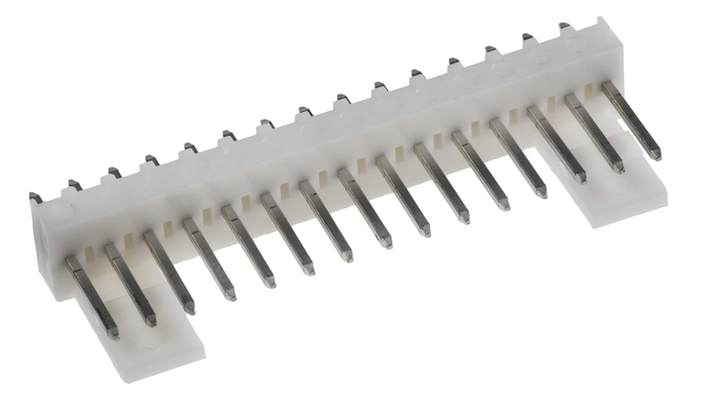 Molex KK 254 Series Straight Through Hole Pin Header, 15 Contact(s), 2.54mm Pitch, 1 Row(s), Unshrouded