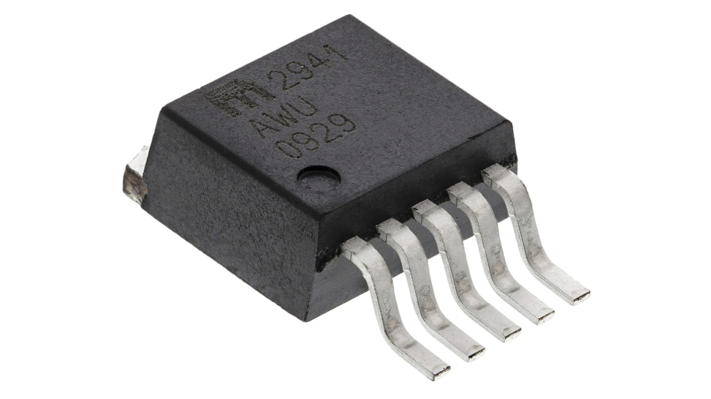 Microchip Spannungsregler 1.25A, 1 Niedrige Abfallspannung D2PAK (TO-263), 5-Pin, Einstellbar