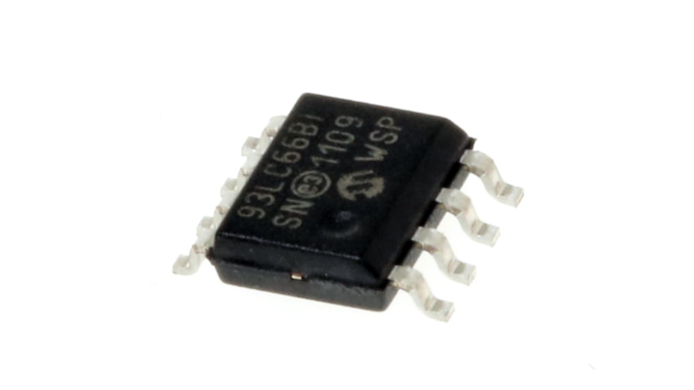 Microchip 4kbit Serieller EEPROM-Speicher, Serial-Microwire Interface, SOIC, 250ns SMD 256 x 16 bit, 256 x 8-Pin 16bit
