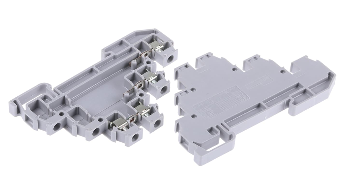 Entrelec 1SNA115542R1200 SNA Series Grey, 2.5mm², Triple-Level, Screw Termination