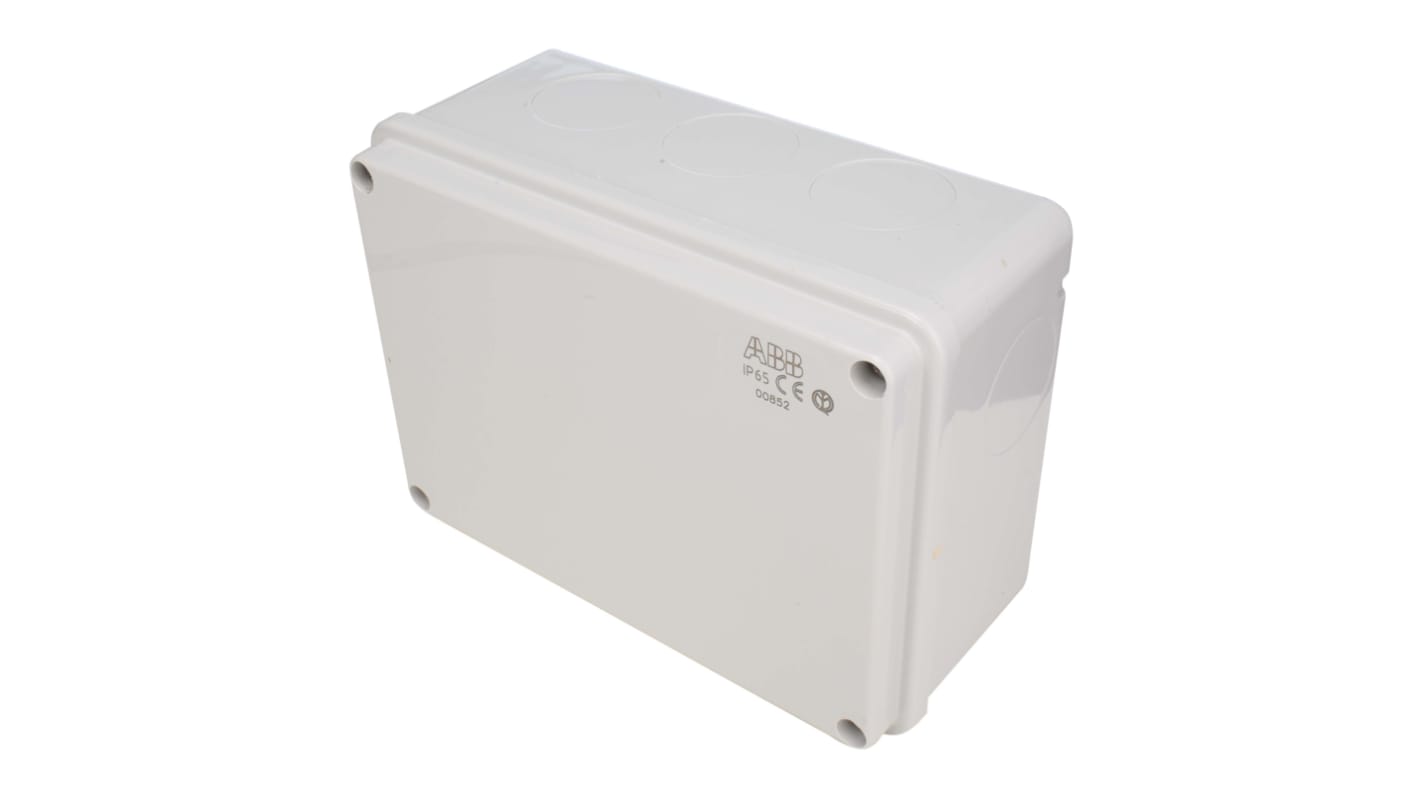 ABB Grey Thermoplastic Junction Box, IP65, 153 x 110 x 66mm