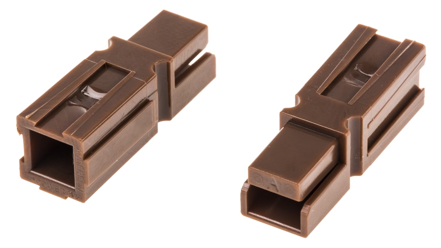 Anderson Power Products PP15-45 Heavy Duty Power Connector Housing, 1 Contacts, Straight
