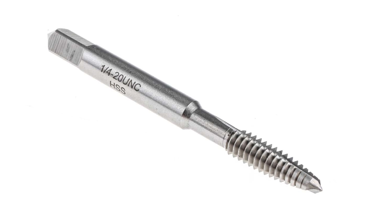 RS PRO Threading Tap, 1/4 UNC Thread, UNC Standard, Manual or machine tap