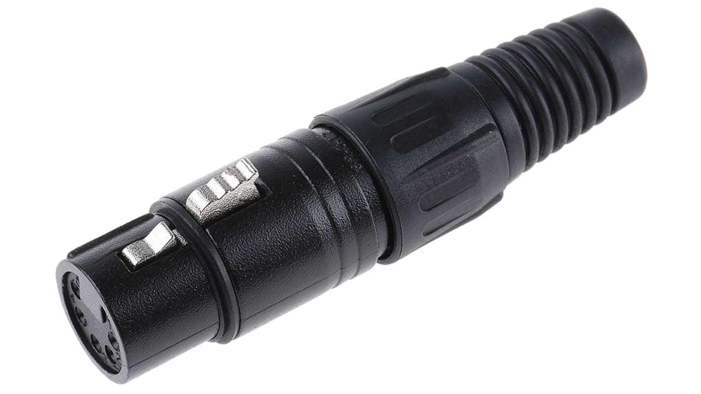 RS PRO Cable Mount XLR Connector, Female, 5 Way