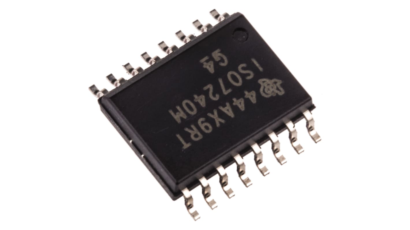 Texas Instruments 数字隔离芯片, 4通道, 2.5 kVrms, 最大输入10 μA, 最高+125°C