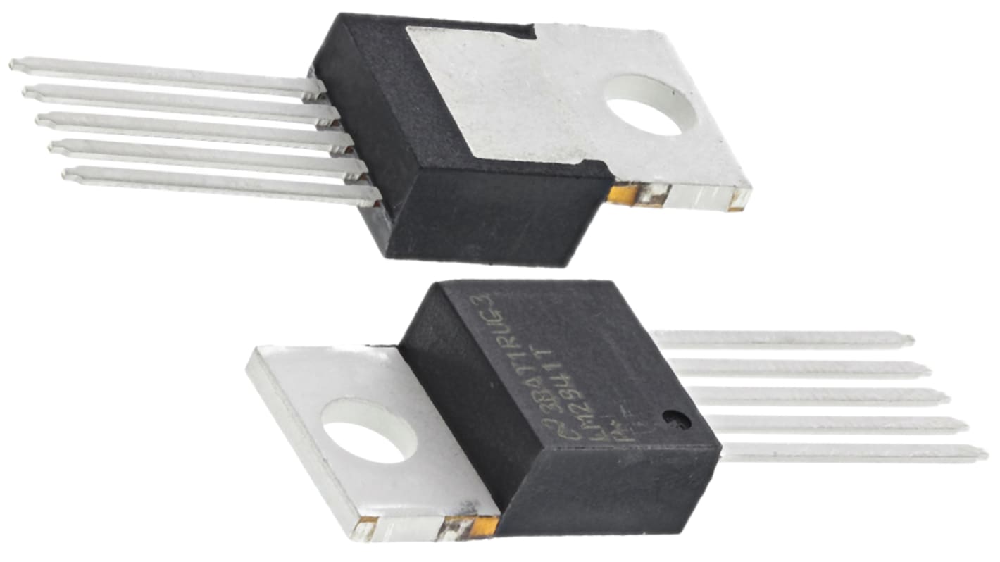 Texas Instruments LDO稳压芯片, 5 → 20 V输出, 1A最大输出, 单路输出, TO-220, 5针, 通孔安装, -40 °C→+125 °C