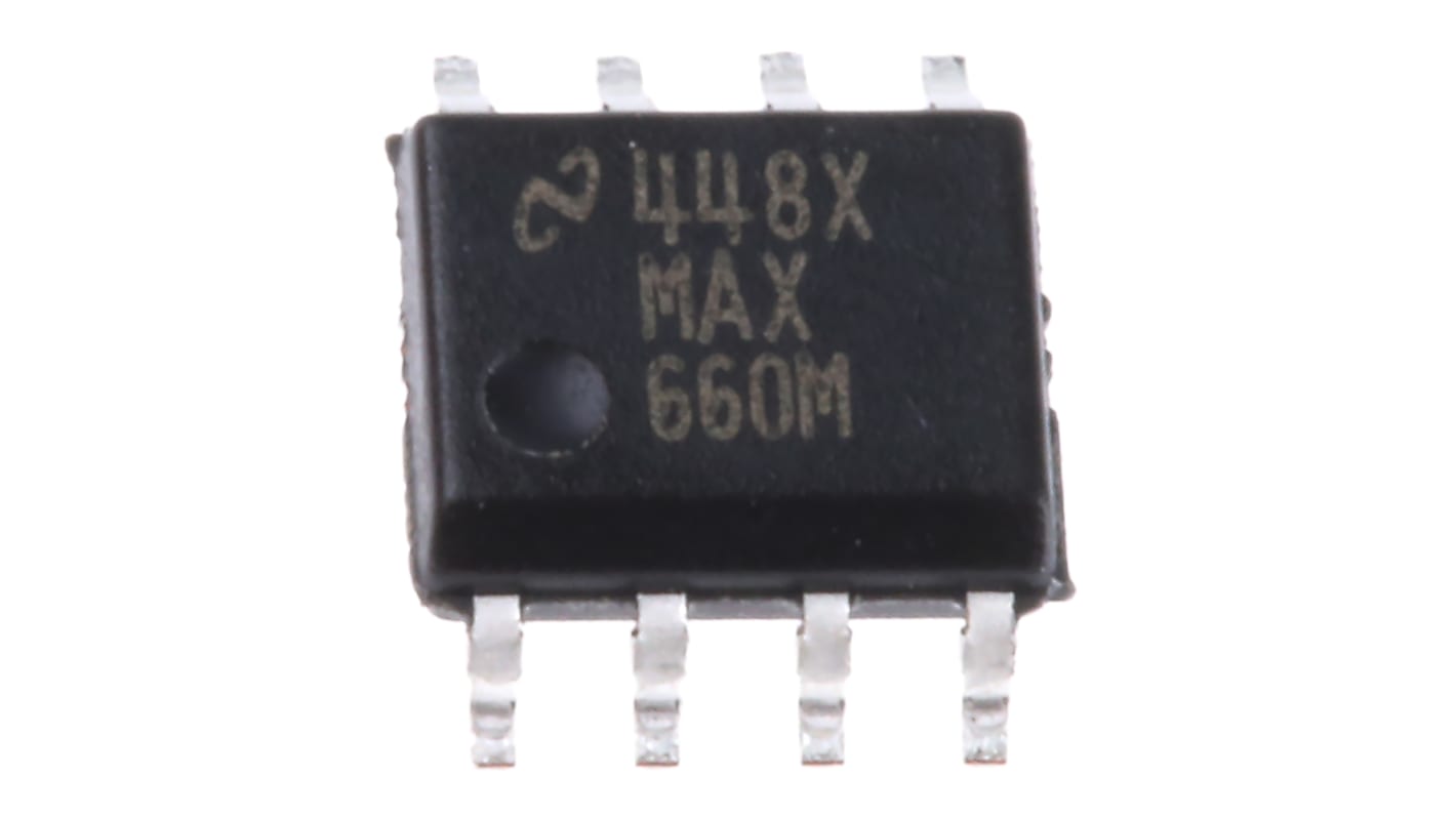 Texas Instruments MAX660M/NOPB Charge Pump, Regulator, -5.5 → -1.5 V 8-Pin, SOIC