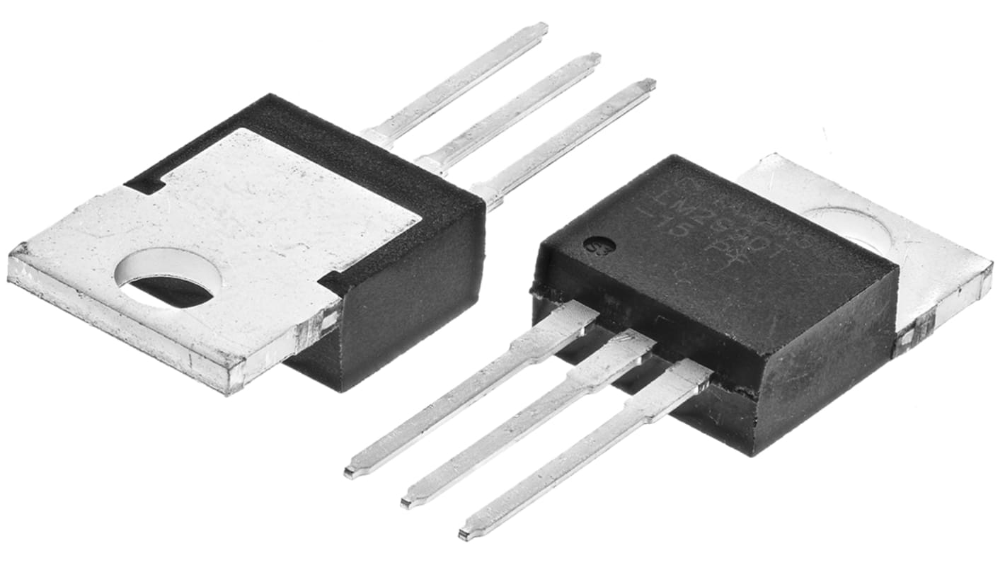 Texas Instruments LDO稳压芯片, -15 V输出, 1A最大输出, 单路输出, TO-220, 通孔, 3针