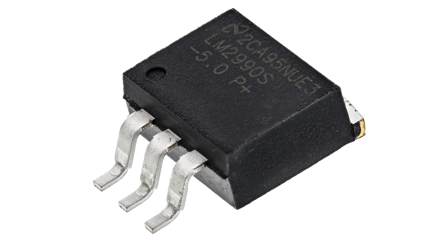 Texas Instruments LM2990S-5.0/NOPB, 1 Low Dropout Voltage, Voltage Regulator 1A, -5 V 3-Pin, D2PAK (TO-263)