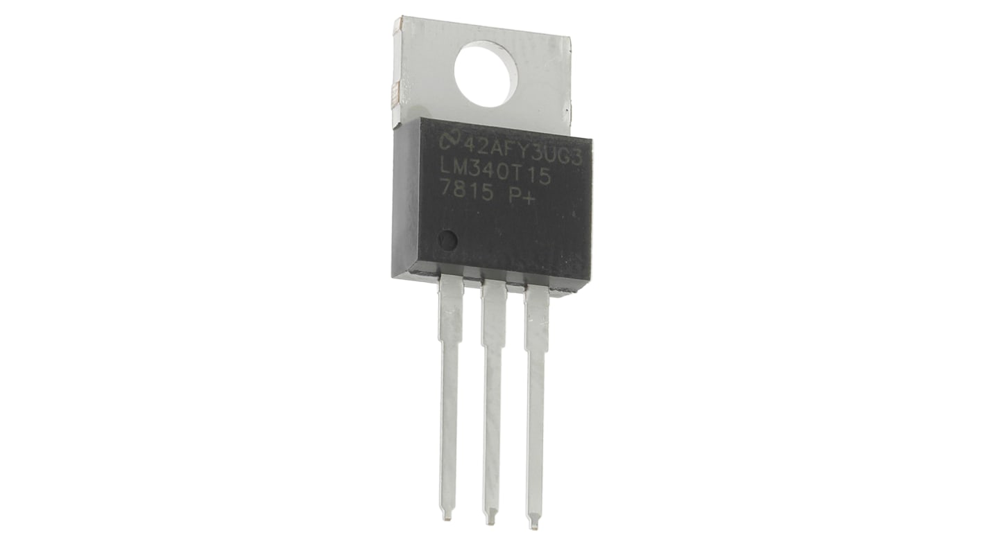 Texas Instruments 线性稳压芯片, 15 V输出, 1A最大输出, 单路输出, TO-220, 3针, 通孔安装, 0 °C→+125 °C, ±2%精度
