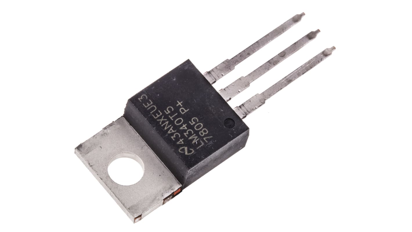 Texas Instruments 线性稳压芯片, 5 V输出, 1A最大输出, 单路输出, TO-220, 3针, 通孔安装, 0 °C→+125 °C, ±2%精度