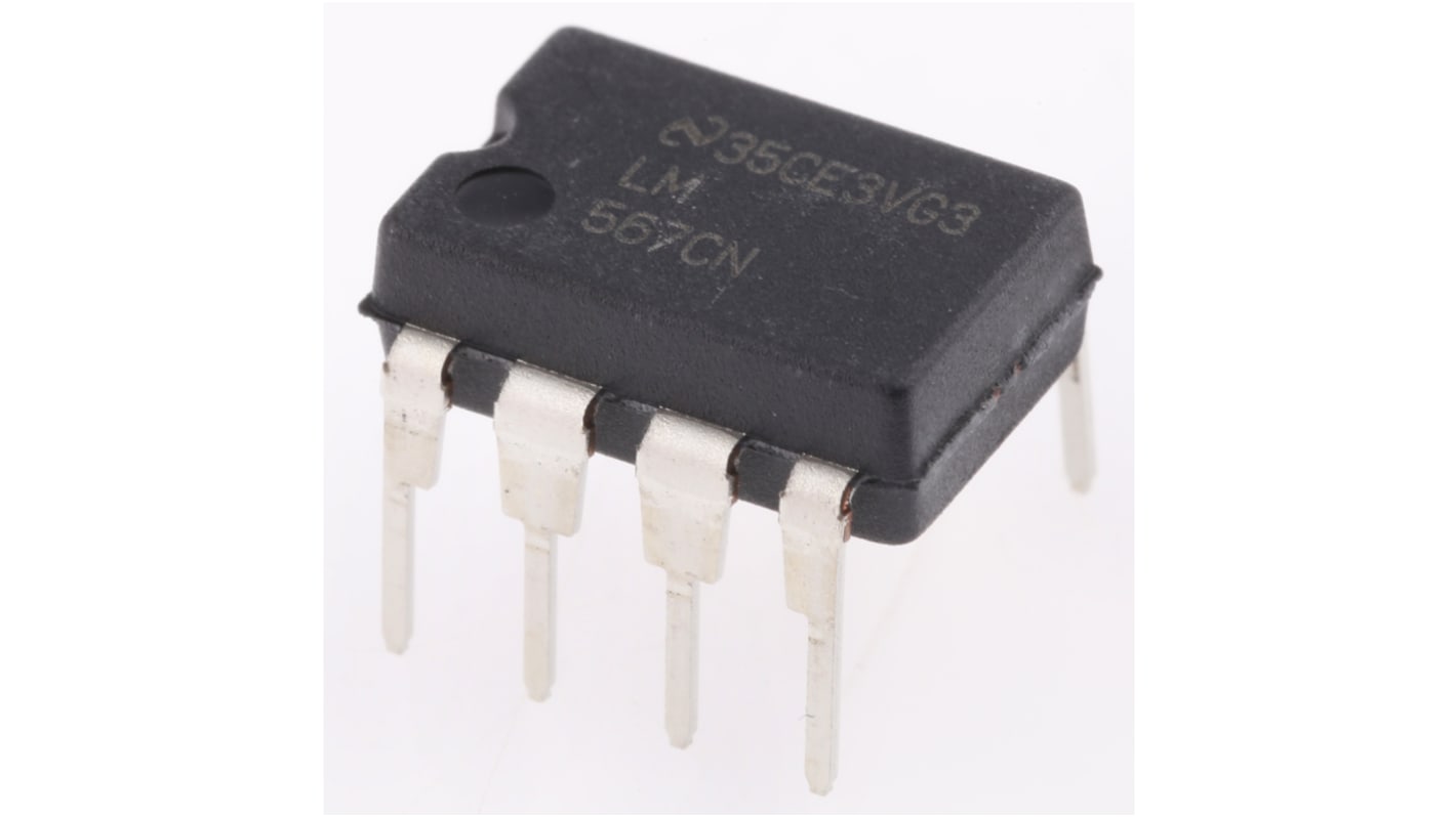 Texas Instruments DTMF解码器芯片, 0.5MHz, 8针, 12mA, 9 V, MDIP, 通孔安装
