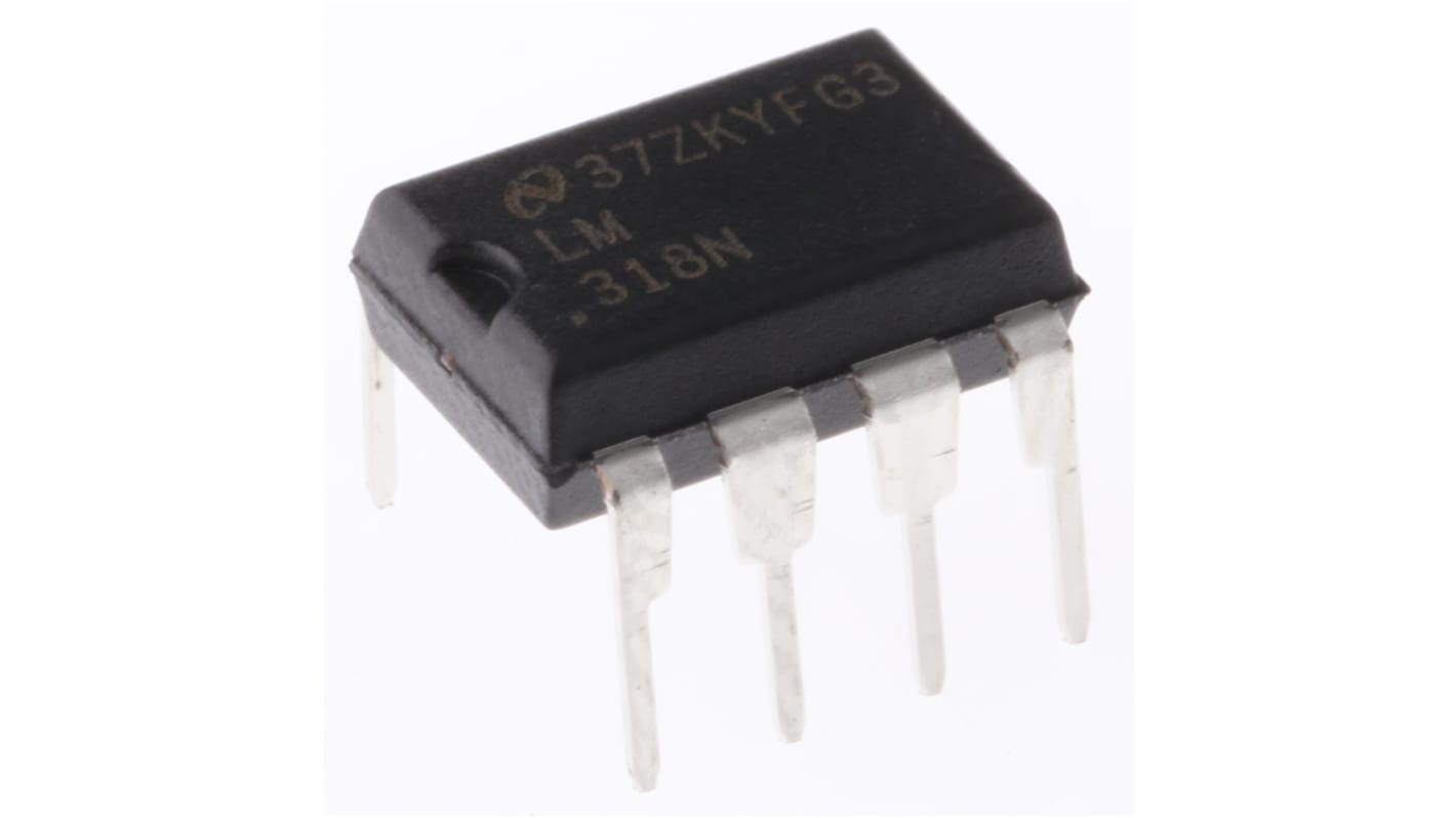 LM318N/NOPB Texas Instruments, Op Amp, 8-Pin MDIP