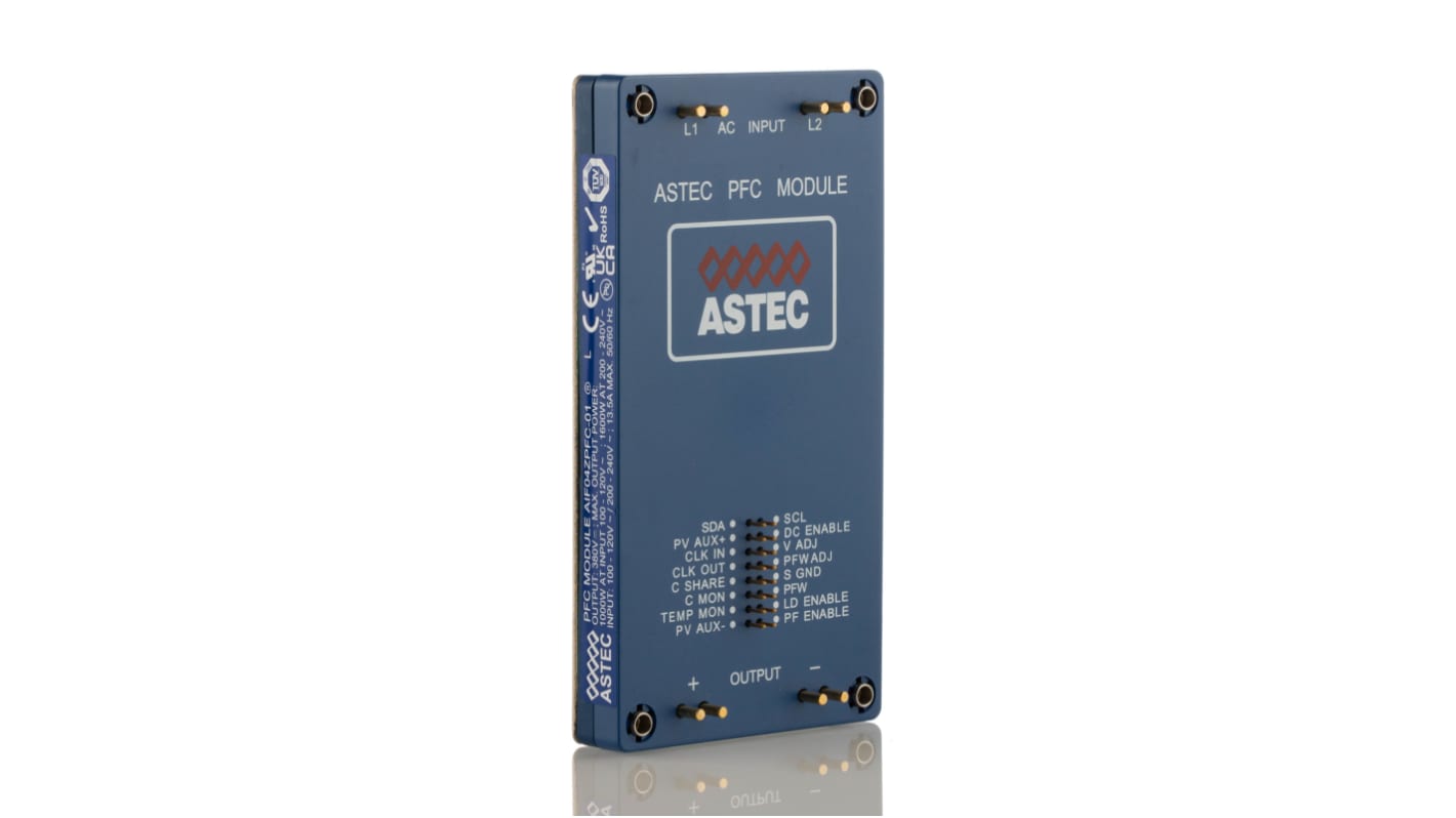 Artesyn 1.6kW开关电源, 380V 直流, 4.2A, PCB安装