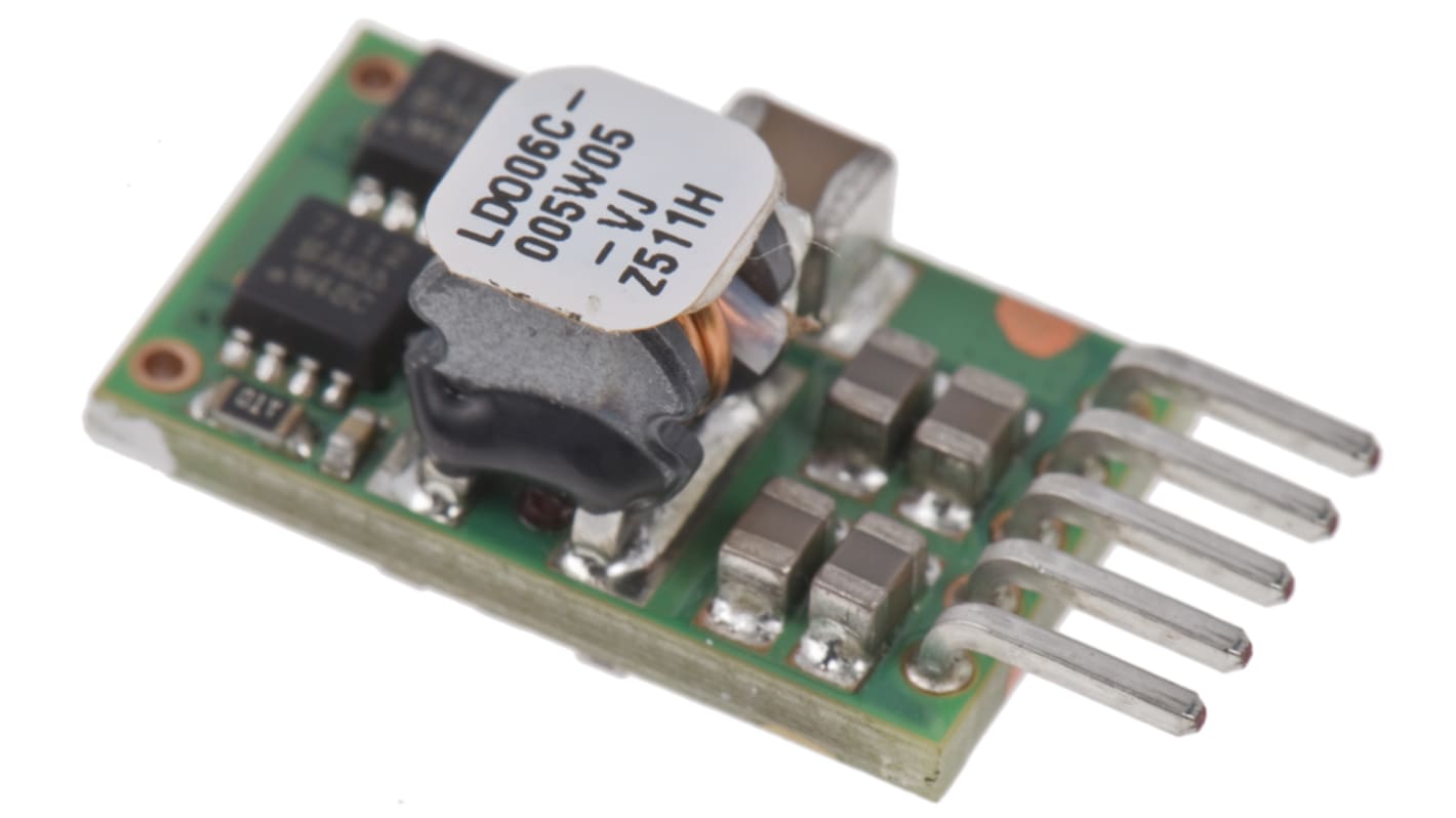 Artesyn Embedded Technologies LDO03C DC-DC Converter, 0.59 → 5.1V dc/ 6A Output, 3 → 13.8 V dc Input,