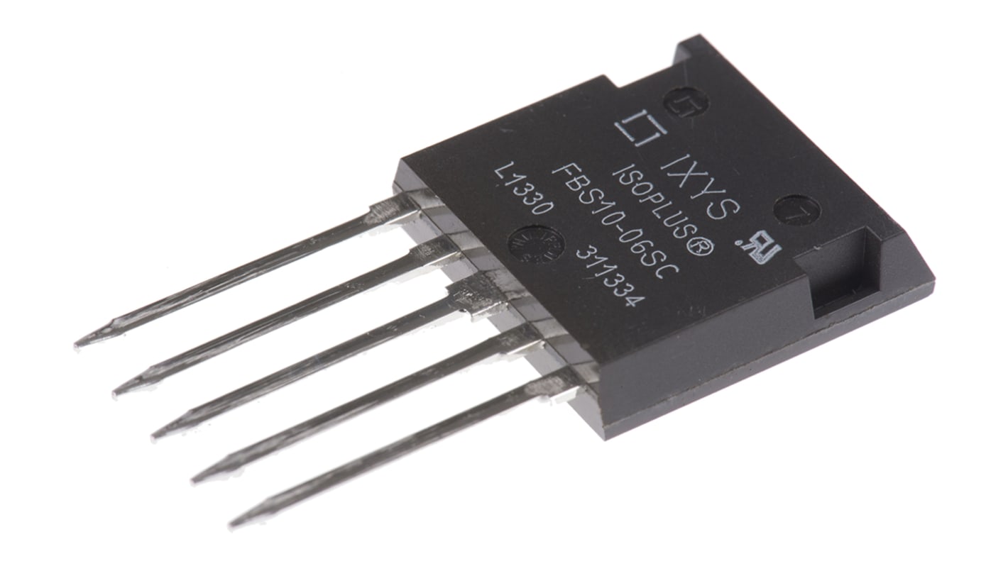 IXYS 整流用 ブリッジダイオード 単相 3A, 600V, 19.91 x 5.03 x 20.88mm, FBS10-06SC