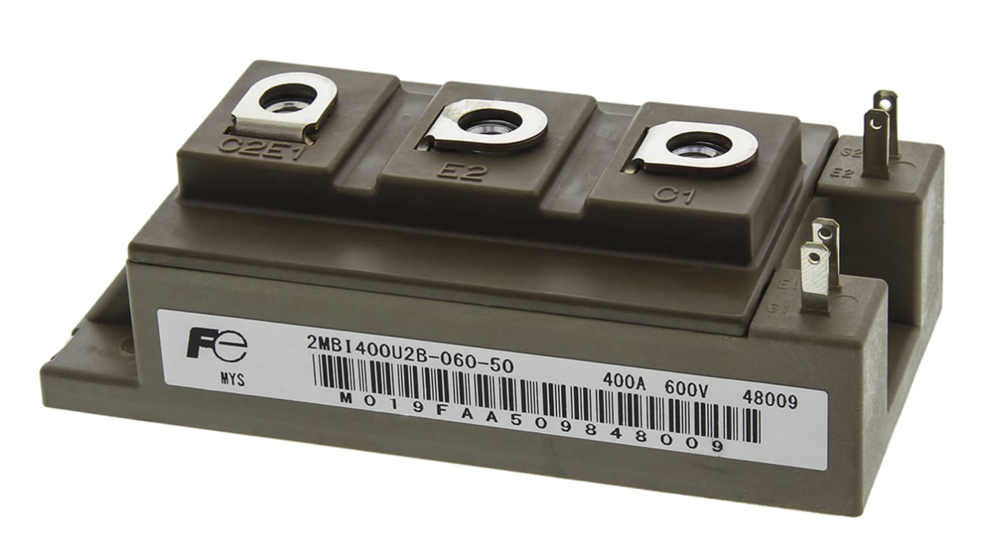 Módulo IGBT, 2MBI400U2B-060-50, N-Canal, 400 A, 650 V, M233, 7-Pines Serie