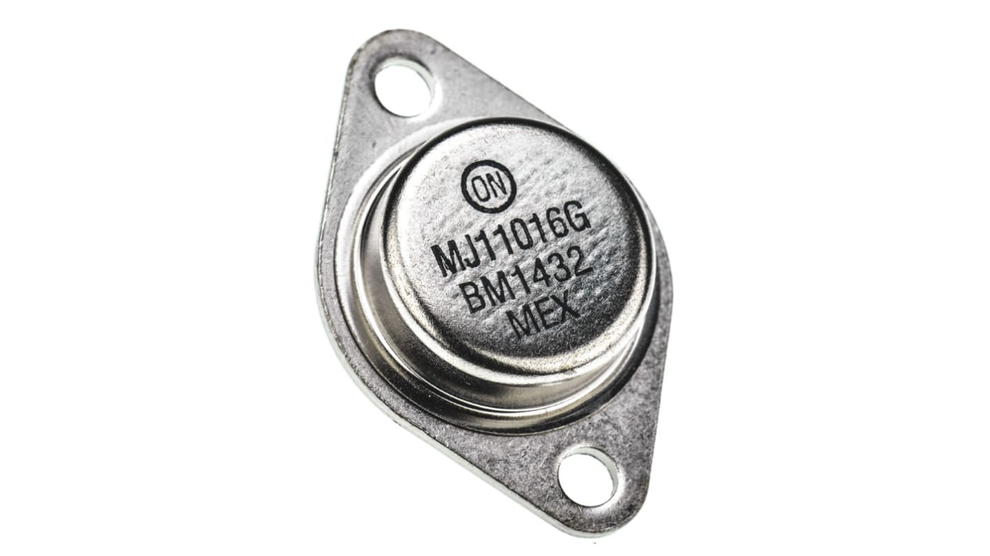 Coppia Darlington NPN onsemi, TO-204, 3 Pin, 30 A, 120 V, , Montaggio su foro