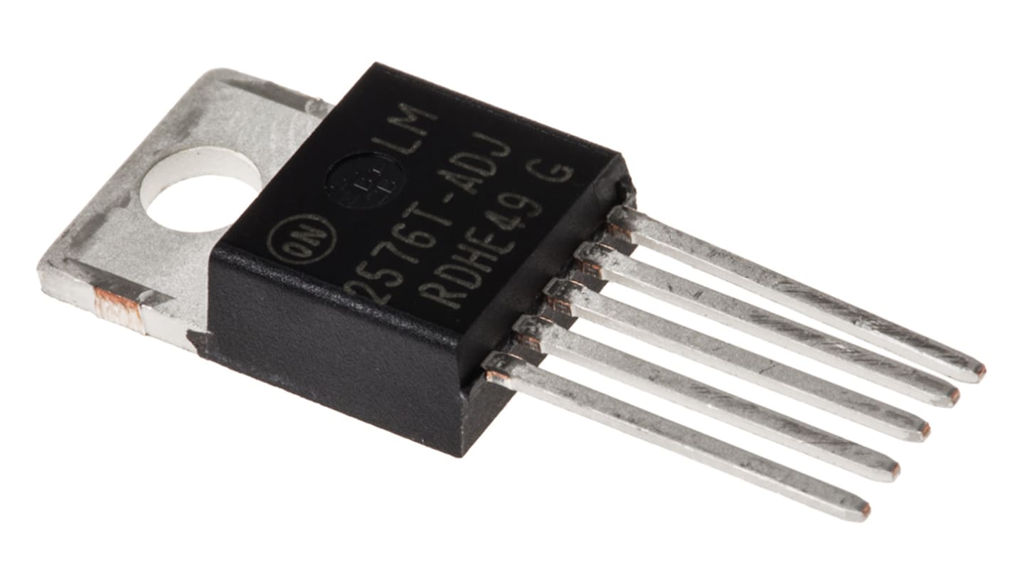 onsemi, LM2576T-ADJG Step-Down Switching Regulator, 1-Channel 3A Adjustable 5-Pin, TO-220