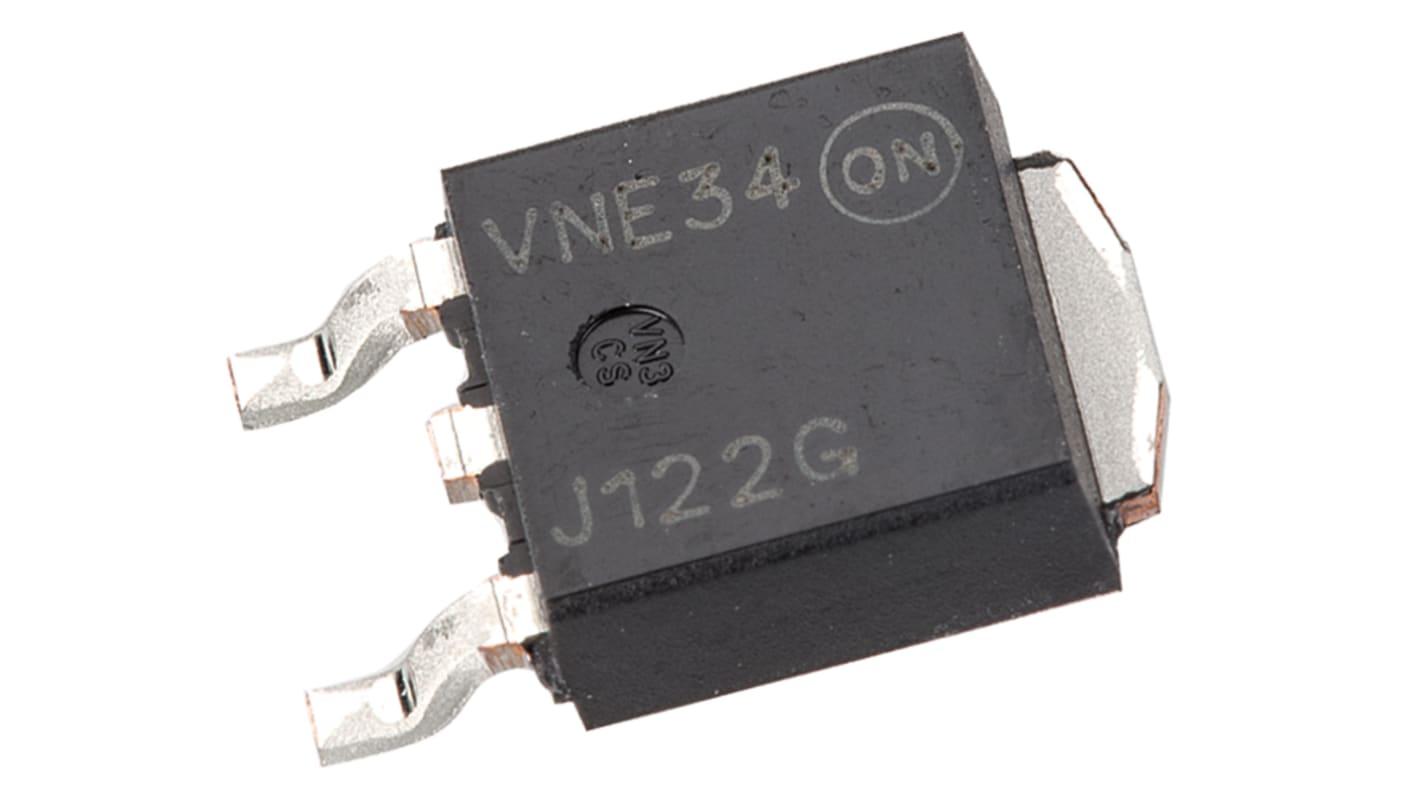 onsemi NPN Darlington-Transistor 100 V 8 A HFE:100, DPAK (TO-252) 3-Pin Einfach