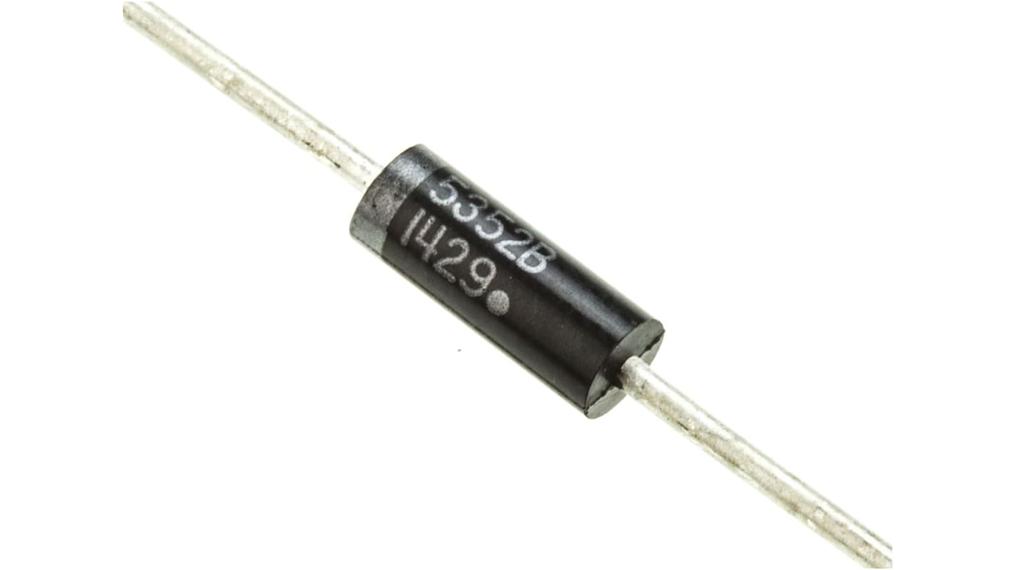 Diode Zener onsemi, 15V, Traversant, dissip. ≤ 5 W DO-15