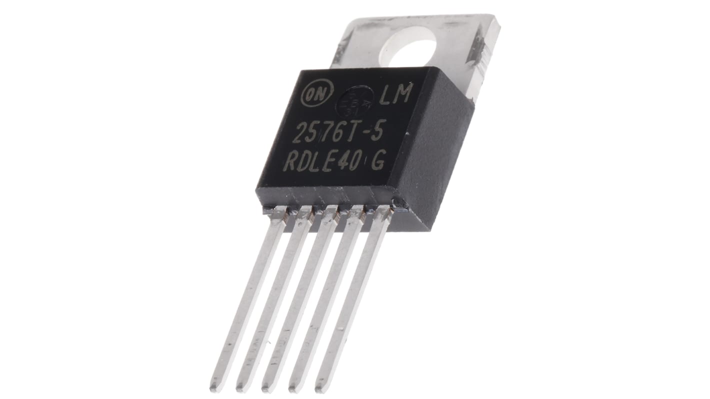 onsemi, LM2576T-005G Step-Down Switching Regulator, 1-Channel 3A 5-Pin, TO-220