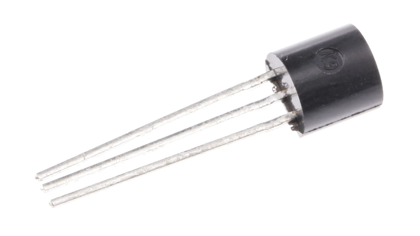 onsemi 电压基准芯片, 并联, 1.235V, TO-92, 3针, ±2.0 %精度, 最大输出20mA, 通孔安装