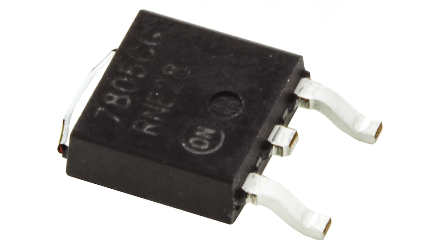 onsemi MC7805CDTG, 1 Linear Voltage, Voltage Regulator 1A, 5 V 3-Pin, DPAK