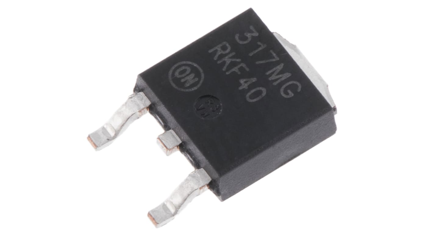 onsemi LM317MDTG, 1 Linear Voltage, Voltage Regulator 250mA, 1.2 → 37 V 3-Pin, DPAK