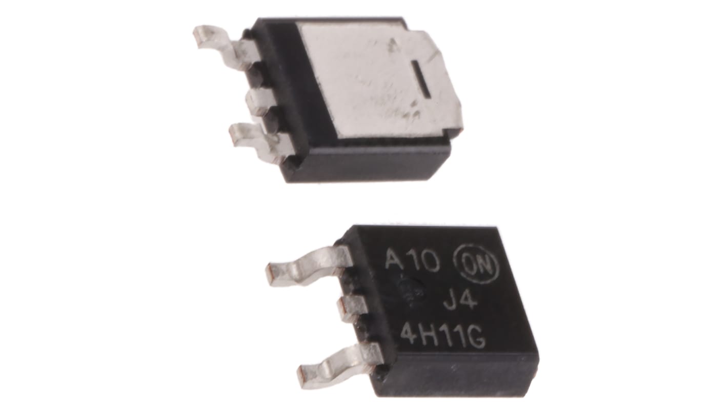 onsemi MJD44H11G NPN Transistor, 8 A, 80 V, 3-Pin DPAK