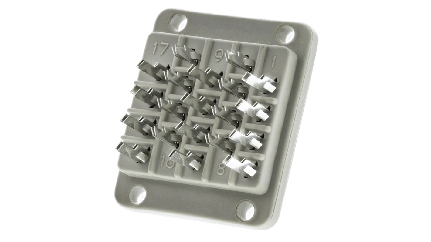 Connettore automotive Cinch, Femmina, 5A, 20 vie, Montaggio a pannello