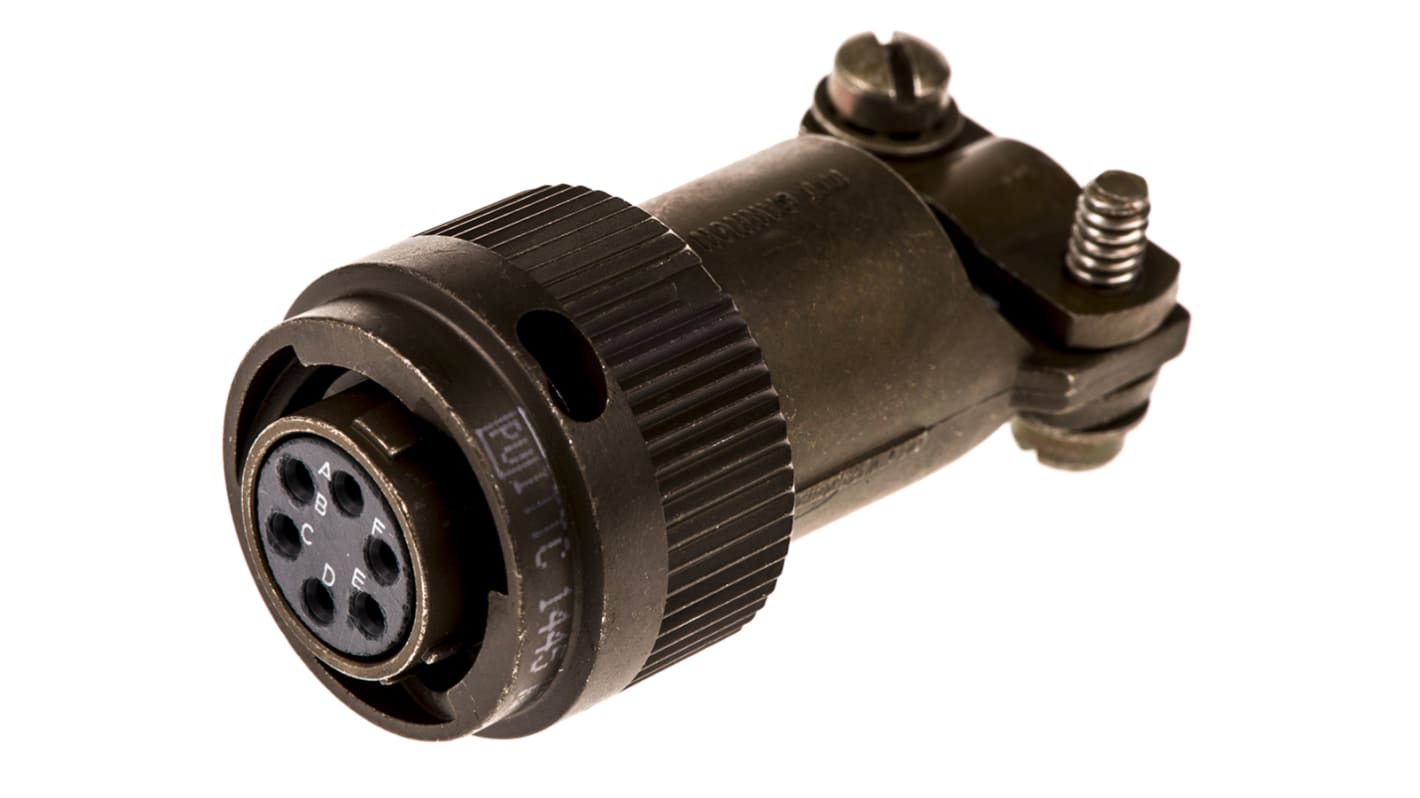 KPT06F10-6S | Connecteur cylindrique Mâle, 6 Contacts, Femelle, ITT Cannon,  A souder | RS