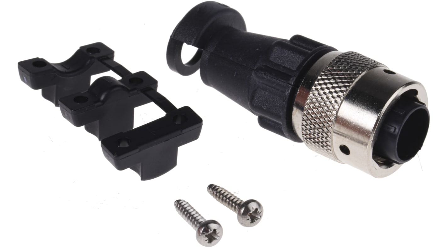 ITT Cannon Circular Connector, 4 Contacts, Cable Mount, Plug, Male, IP65, Trident Ringlock Series