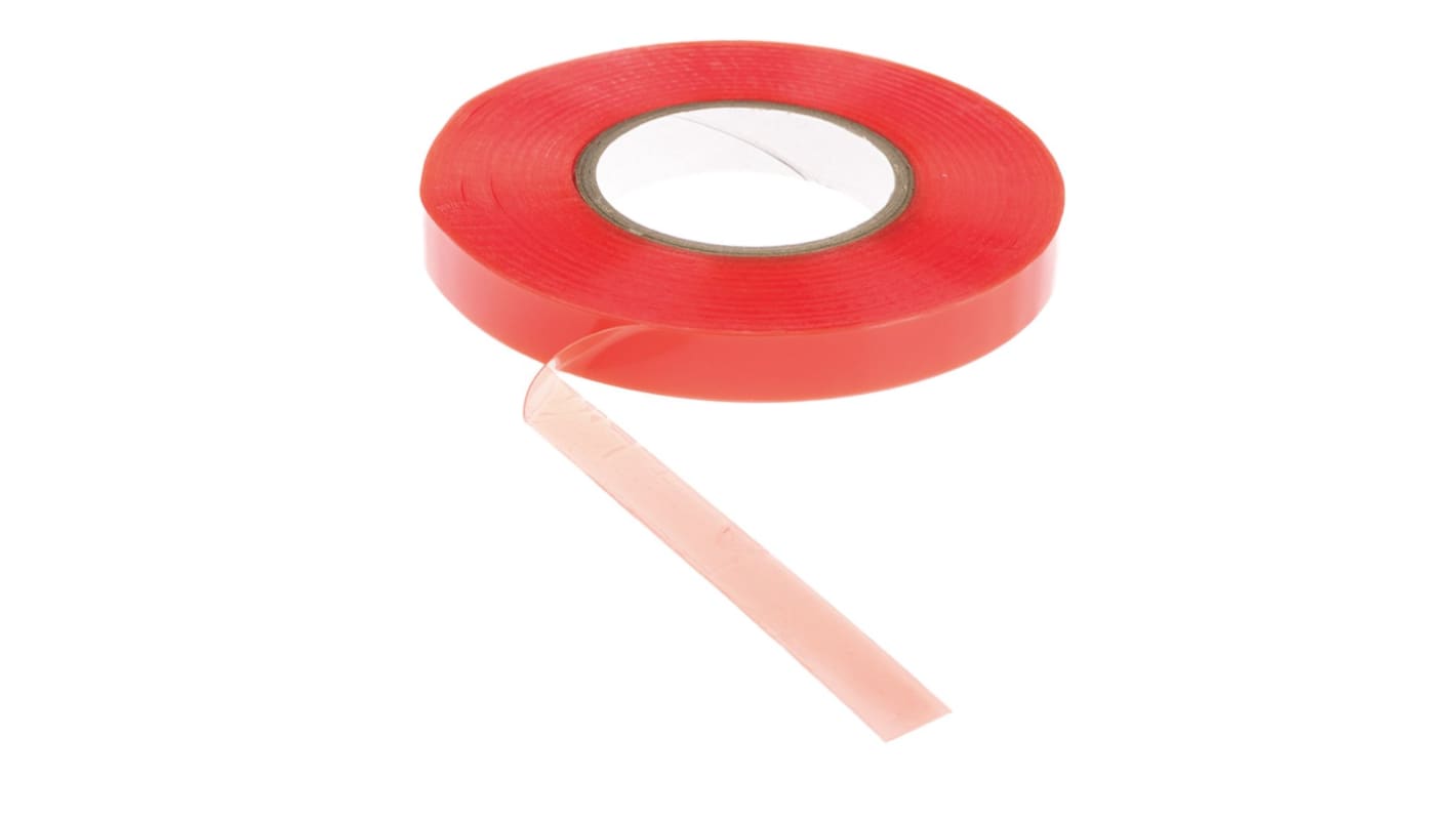 Hi-Bond HB397F Transparent Double Sided Polyester Tape, 0.23mm Thick, 15.6 N/cm, PET Backing, 19mm x 50m