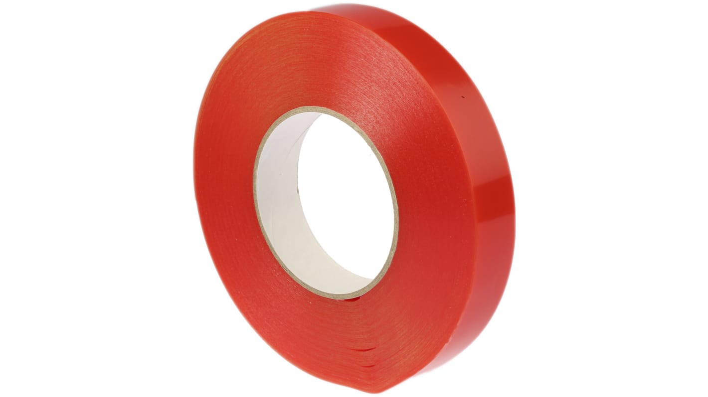 Hi-Bond HB397F Transparent Double Sided Polyester Tape, 0.23mm Thick, 15.6 N/cm, PET Backing, 25mm x 50m