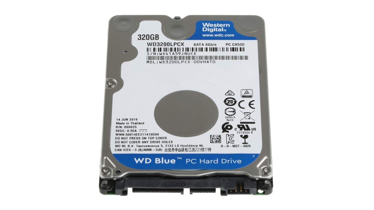 Western Digital Scorpio Blue 320 GB Internal Laptop Hard Drives