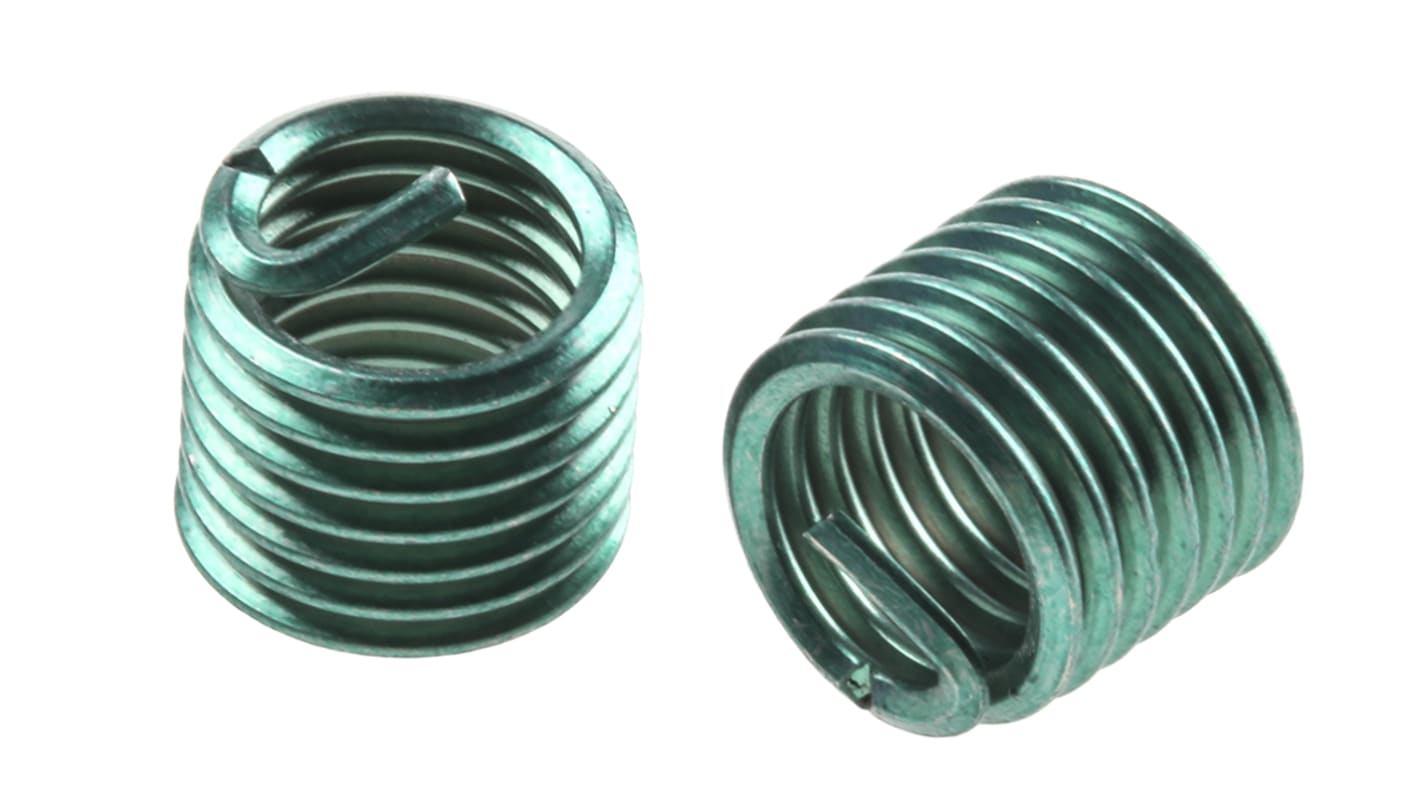 Böllhoff M8 x 1.25钢丝螺套, 12mm长螺纹, 8.4mm钻头