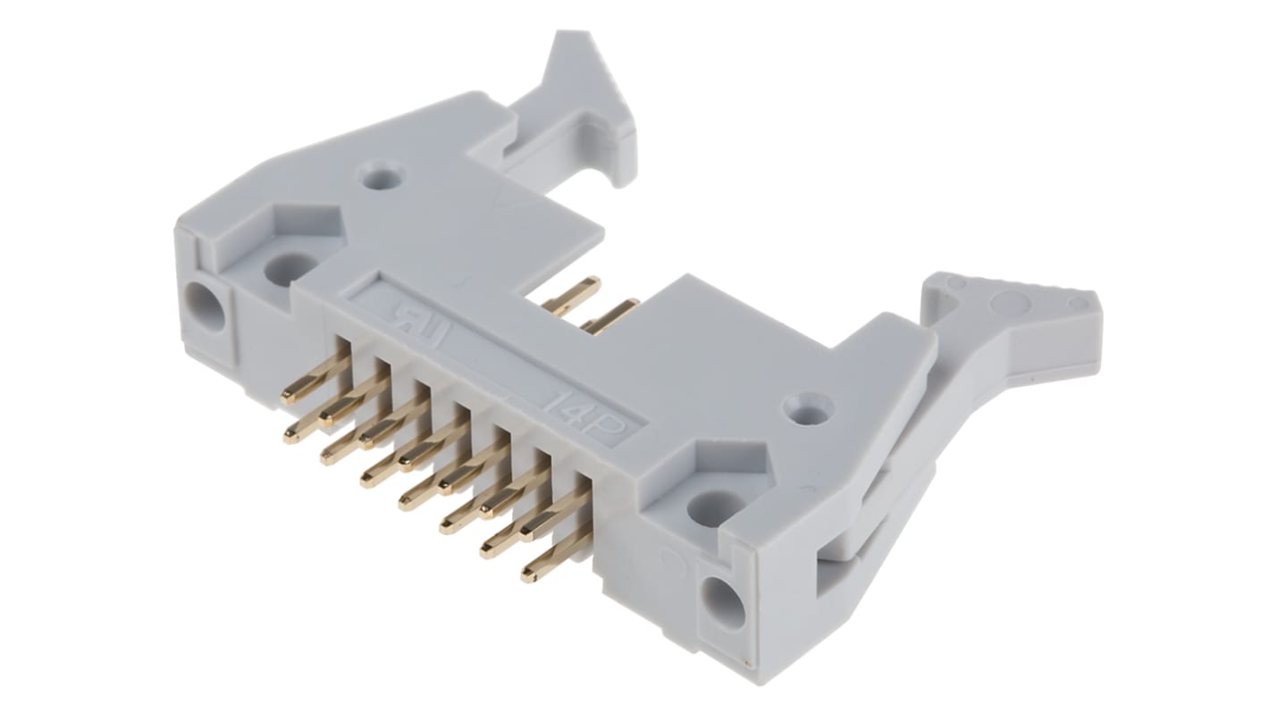 RS PRO 14p排针 直向, 2.54mm间距, 1A, THT安装
