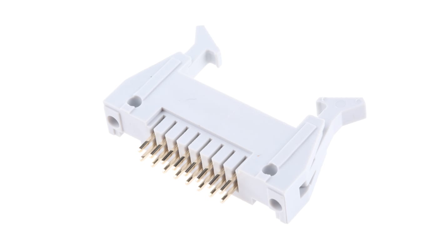 RS PRO 16p排针 直向, 2.54mm间距, 1A, THT安装