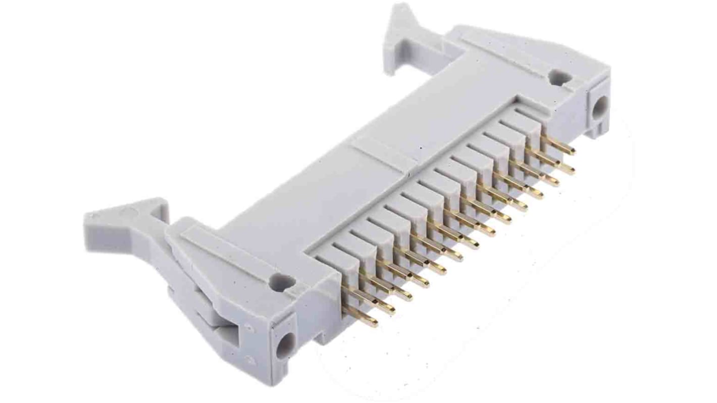 RS PRO Leiterplatten-Stiftleiste Stecker Gerade, 26-polig, Raster 2.54mm, Lötanschluss-Anschluss, 1A
