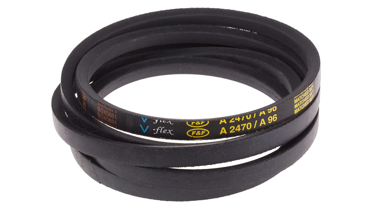 RS PRO Drive Belt, belt section A, 2430mm Length