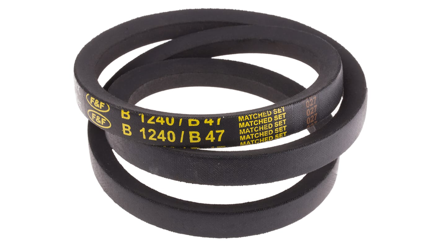 RS PRO Drive Belt, belt section B, 1200mm Length