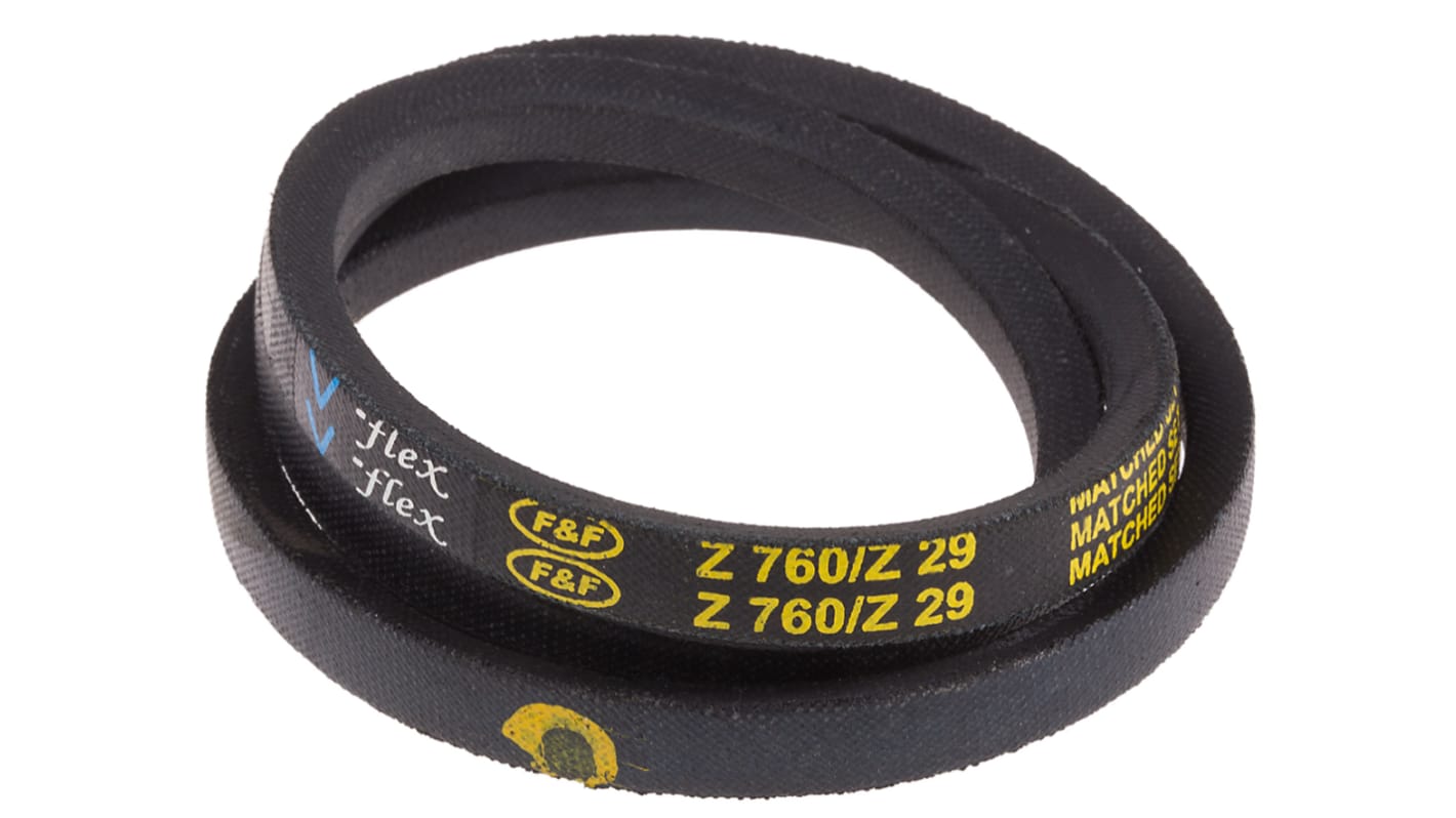 RS PRO Drive Belt, belt section Z, 730mm Length