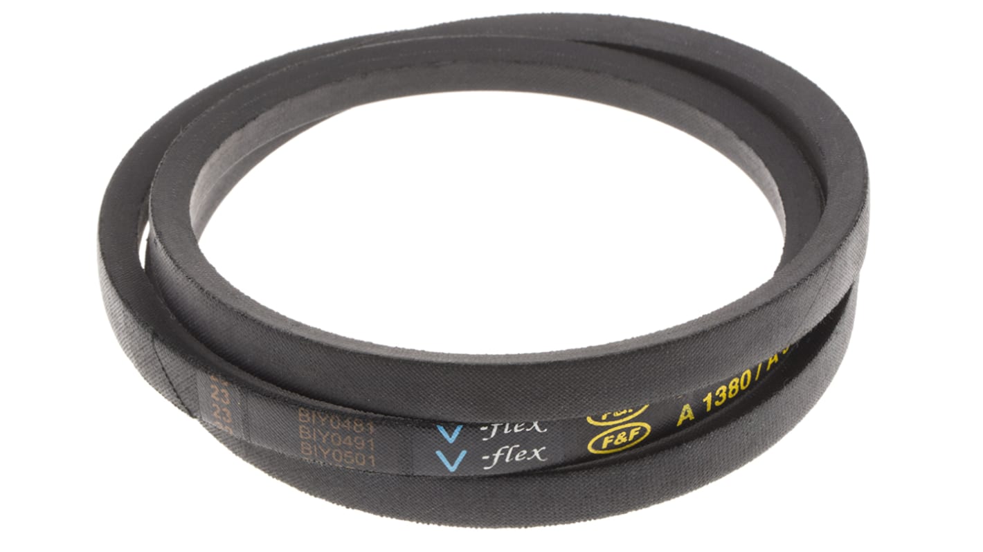 RS PRO Drive Belt, belt section A, 1350mm Length