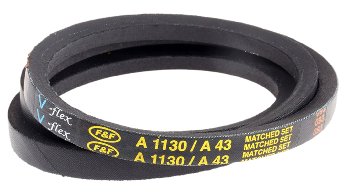 RS PRO Drive Belt, belt section A, 1100mm Length