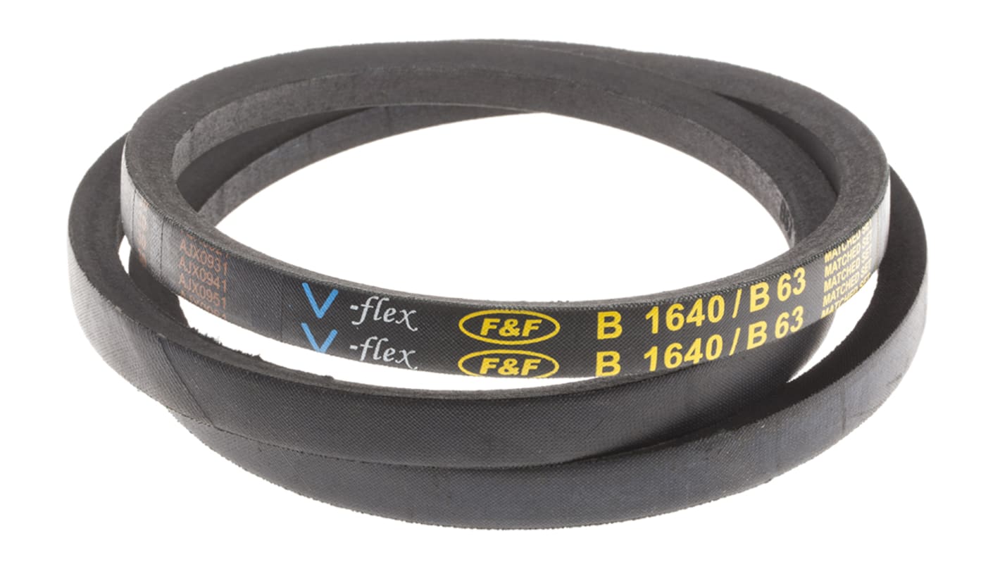RS PRO プーリー ベルト, Bベルト部, 幅 17mm, 長さ 1600mm