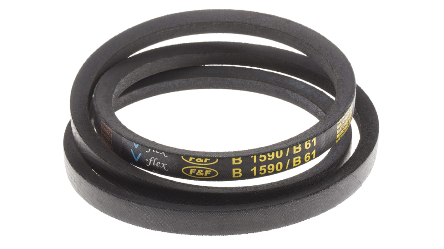 RS PRO Drive Belt, belt section B, 1550mm Length