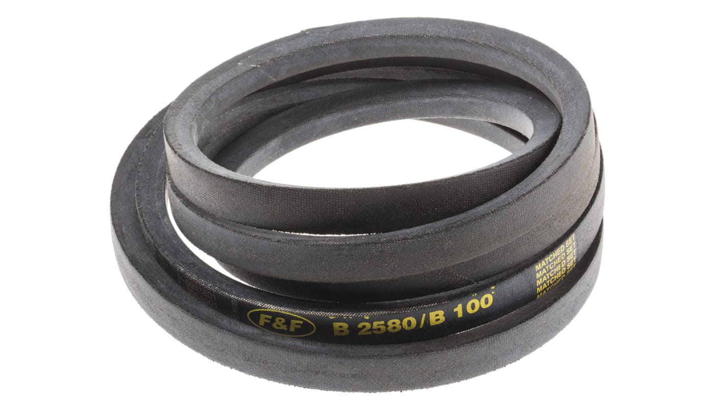 RS PRO Drive Belt, belt section B, 2540mm Length
