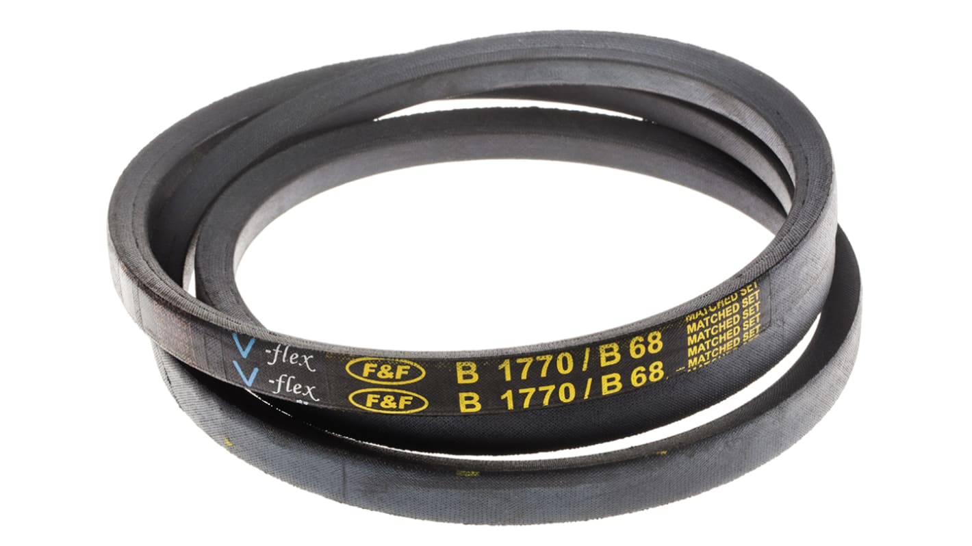 RS PRO Drive Belt, belt section B, 1720mm Length